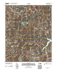 Summerfield North Carolina Historical topographic map, 1:24000 scale, 7.5 X 7.5 Minute, Year 2010