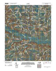 Summerlins Crossroads North Carolina Historical topographic map, 1:24000 scale, 7.5 X 7.5 Minute, Year 2010