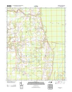 Sunbury North Carolina Historical topographic map, 1:24000 scale, 7.5 X 7.5 Minute, Year 2013