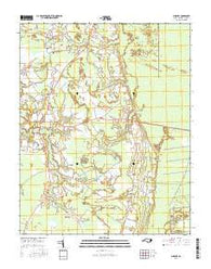 Sunbury North Carolina Current topographic map, 1:24000 scale, 7.5 X 7.5 Minute, Year 2016