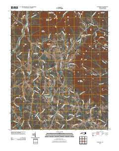 Sunshine North Carolina Historical topographic map, 1:24000 scale, 7.5 X 7.5 Minute, Year 2010