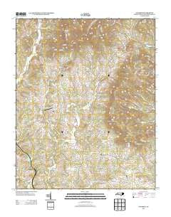 Sunshine North Carolina Historical topographic map, 1:24000 scale, 7.5 X 7.5 Minute, Year 2013