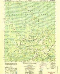 Supply North Carolina Historical topographic map, 1:25000 scale, 7.5 X 7.5 Minute, Year 1950
