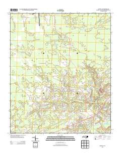 Supply North Carolina Historical topographic map, 1:24000 scale, 7.5 X 7.5 Minute, Year 2013