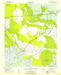 Swanquarter North Carolina Historical topographic map, 1:24000 scale, 7.5 X 7.5 Minute, Year 1951