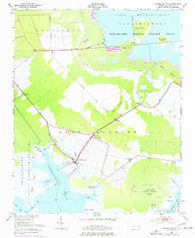 Swanquarter North Carolina Historical topographic map, 1:24000 scale, 7.5 X 7.5 Minute, Year 1951