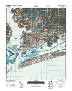 Swansboro North Carolina Historical topographic map, 1:24000 scale, 7.5 X 7.5 Minute, Year 2011