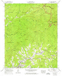 Sylva North North Carolina Historical topographic map, 1:24000 scale, 7.5 X 7.5 Minute, Year 1967
