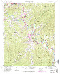 Sylva South North Carolina Historical topographic map, 1:24000 scale, 7.5 X 7.5 Minute, Year 1946