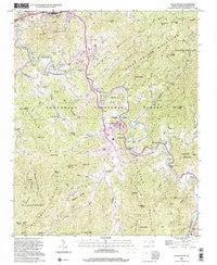Sylva South North Carolina Historical topographic map, 1:24000 scale, 7.5 X 7.5 Minute, Year 2000