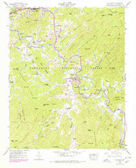 Sylva South North Carolina Historical topographic map, 1:24000 scale, 7.5 X 7.5 Minute, Year 1946