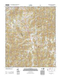 Sylva South North Carolina Historical topographic map, 1:24000 scale, 7.5 X 7.5 Minute, Year 2013