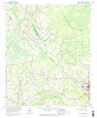 Tabor City West North Carolina Historical topographic map, 1:24000 scale, 7.5 X 7.5 Minute, Year 1962