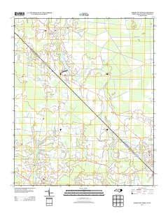 Tabor City West North Carolina Historical topographic map, 1:24000 scale, 7.5 X 7.5 Minute, Year 2013