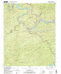 Tapoco North Carolina Historical topographic map, 1:24000 scale, 7.5 X 7.5 Minute, Year 2000