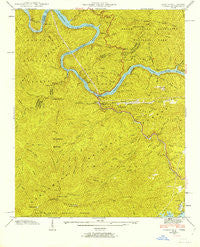 Tapoco North Carolina Historical topographic map, 1:24000 scale, 7.5 X 7.5 Minute, Year 1940