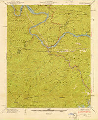 Tapoco North Carolina Historical topographic map, 1:24000 scale, 7.5 X 7.5 Minute, Year 1941