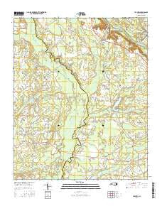 Tar Heel North Carolina Current topographic map, 1:24000 scale, 7.5 X 7.5 Minute, Year 2016
