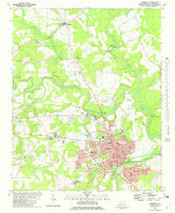 Tarboro North Carolina Historical topographic map, 1:24000 scale, 7.5 X 7.5 Minute, Year 1981