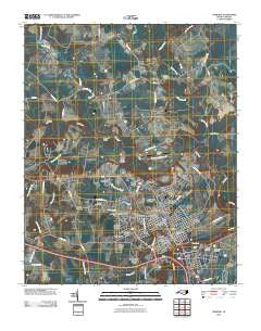 Tarboro North Carolina Historical topographic map, 1:24000 scale, 7.5 X 7.5 Minute, Year 2010