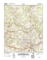 Tarboro North Carolina Historical topographic map, 1:24000 scale, 7.5 X 7.5 Minute, Year 2013