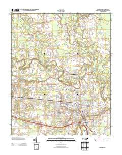 Tarboro North Carolina Historical topographic map, 1:24000 scale, 7.5 X 7.5 Minute, Year 2013