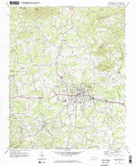 Taylorsville North Carolina Historical topographic map, 1:24000 scale, 7.5 X 7.5 Minute, Year 1970