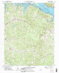 Thelma North Carolina Historical topographic map, 1:24000 scale, 7.5 X 7.5 Minute, Year 1973
