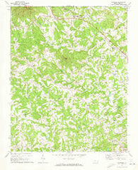 Thurmond North Carolina Historical topographic map, 1:24000 scale, 7.5 X 7.5 Minute, Year 1971
