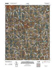 Thurmond North Carolina Historical topographic map, 1:24000 scale, 7.5 X 7.5 Minute, Year 2010