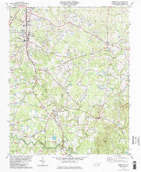 Timberlake North Carolina Historical topographic map, 1:24000 scale, 7.5 X 7.5 Minute, Year 1981