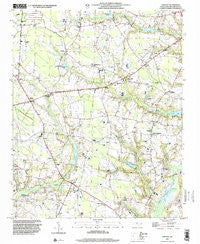 Timothy North Carolina Historical topographic map, 1:24000 scale, 7.5 X 7.5 Minute, Year 1997