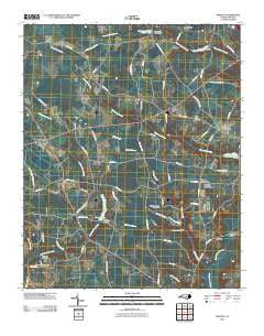 Timothy North Carolina Historical topographic map, 1:24000 scale, 7.5 X 7.5 Minute, Year 2010
