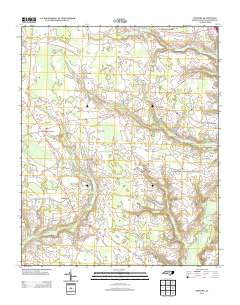 Timothy North Carolina Historical topographic map, 1:24000 scale, 7.5 X 7.5 Minute, Year 2013