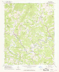 Todd North Carolina Historical topographic map, 1:24000 scale, 7.5 X 7.5 Minute, Year 1966