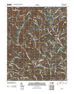 Todd North Carolina Historical topographic map, 1:24000 scale, 7.5 X 7.5 Minute, Year 2010