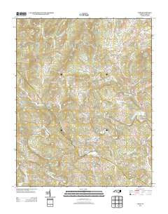 Todd North Carolina Historical topographic map, 1:24000 scale, 7.5 X 7.5 Minute, Year 2013