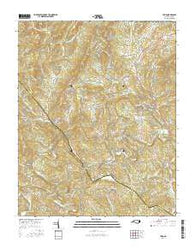 Todd North Carolina Current topographic map, 1:24000 scale, 7.5 X 7.5 Minute, Year 2016