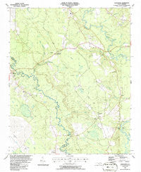Tomahawk North Carolina Historical topographic map, 1:24000 scale, 7.5 X 7.5 Minute, Year 1986