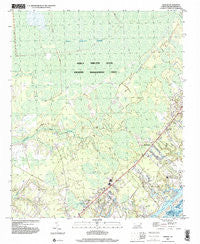 Topsail North Carolina Historical topographic map, 1:24000 scale, 7.5 X 7.5 Minute, Year 1997
