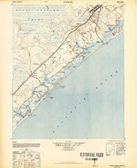Topsail North Carolina Historical topographic map, 1:62500 scale, 15 X 15 Minute, Year 1948