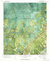 Topsail North Carolina Historical topographic map, 1:24000 scale, 7.5 X 7.5 Minute, Year 1970
