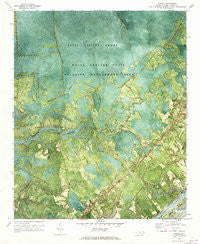 Topsail North Carolina Historical topographic map, 1:24000 scale, 7.5 X 7.5 Minute, Year 1970