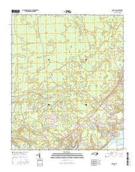 Topsail North Carolina Current topographic map, 1:24000 scale, 7.5 X 7.5 Minute, Year 2016