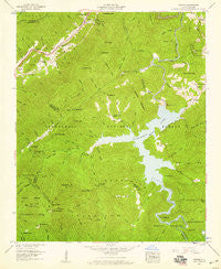 Topton North Carolina Historical topographic map, 1:24000 scale, 7.5 X 7.5 Minute, Year 1957