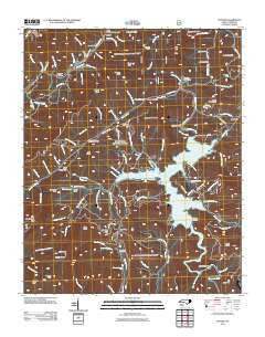 Topton North Carolina Historical topographic map, 1:24000 scale, 7.5 X 7.5 Minute, Year 2011