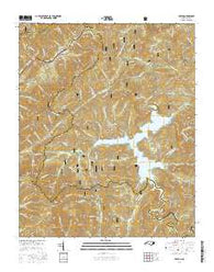 Topton North Carolina Current topographic map, 1:24000 scale, 7.5 X 7.5 Minute, Year 2016