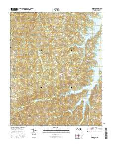 Townsville North Carolina Current topographic map, 1:24000 scale, 7.5 X 7.5 Minute, Year 2016