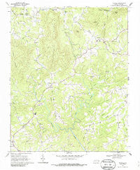 Traphill North Carolina Historical topographic map, 1:24000 scale, 7.5 X 7.5 Minute, Year 1968