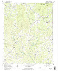 Traphill North Carolina Historical topographic map, 1:24000 scale, 7.5 X 7.5 Minute, Year 1968